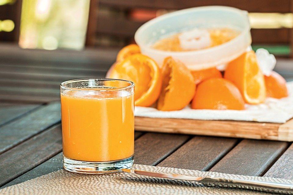 Fresh Orange Juice, Squeezed, Refreshing, Citrus, Drink